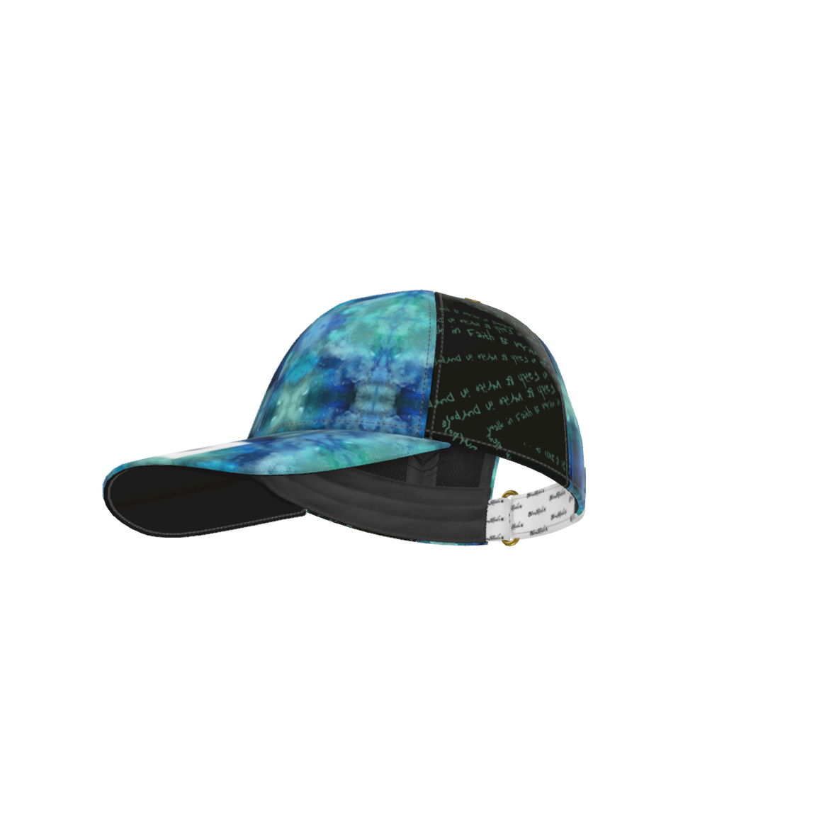 Blou Blobbed Cap
