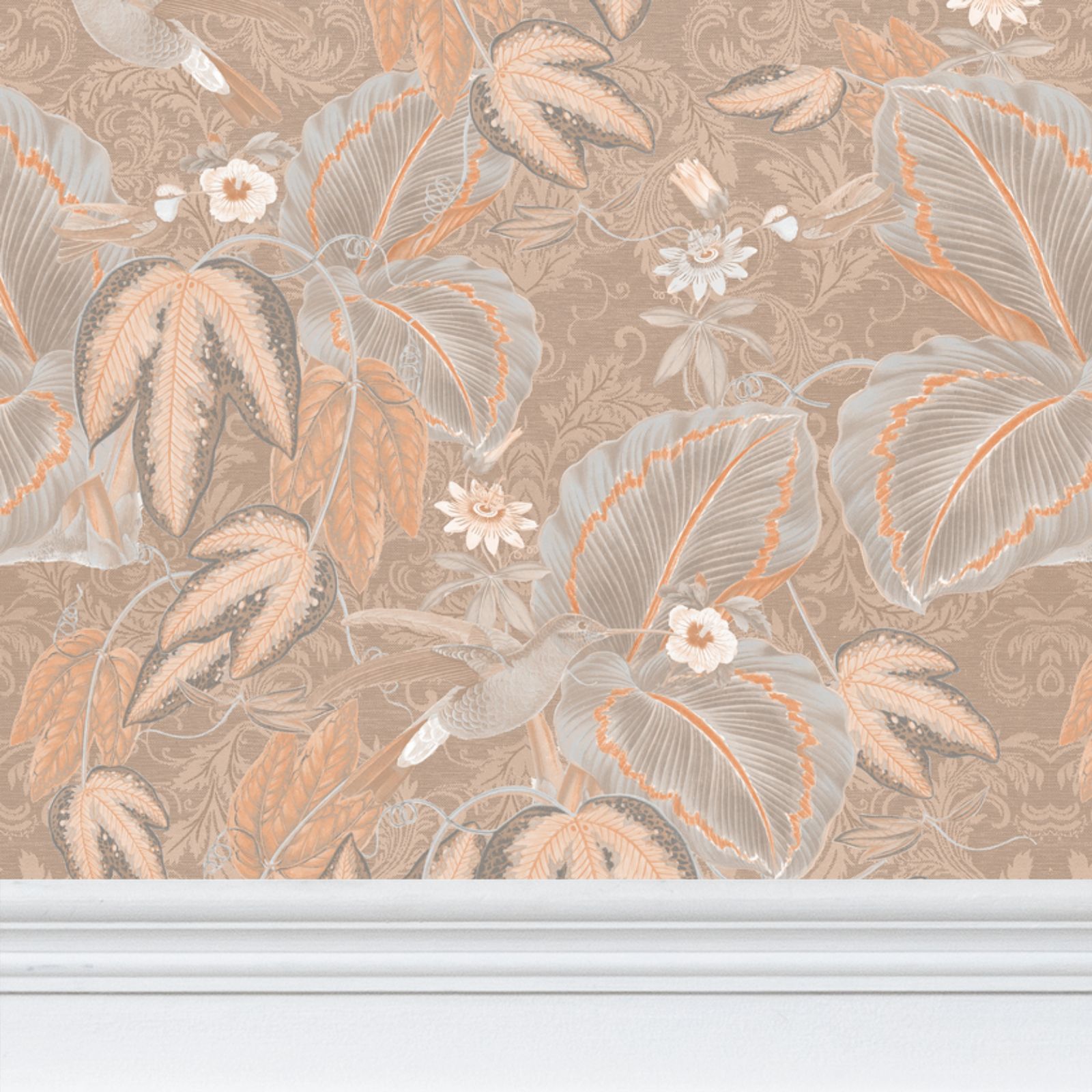 Beige Print Beige Print Wallpaper