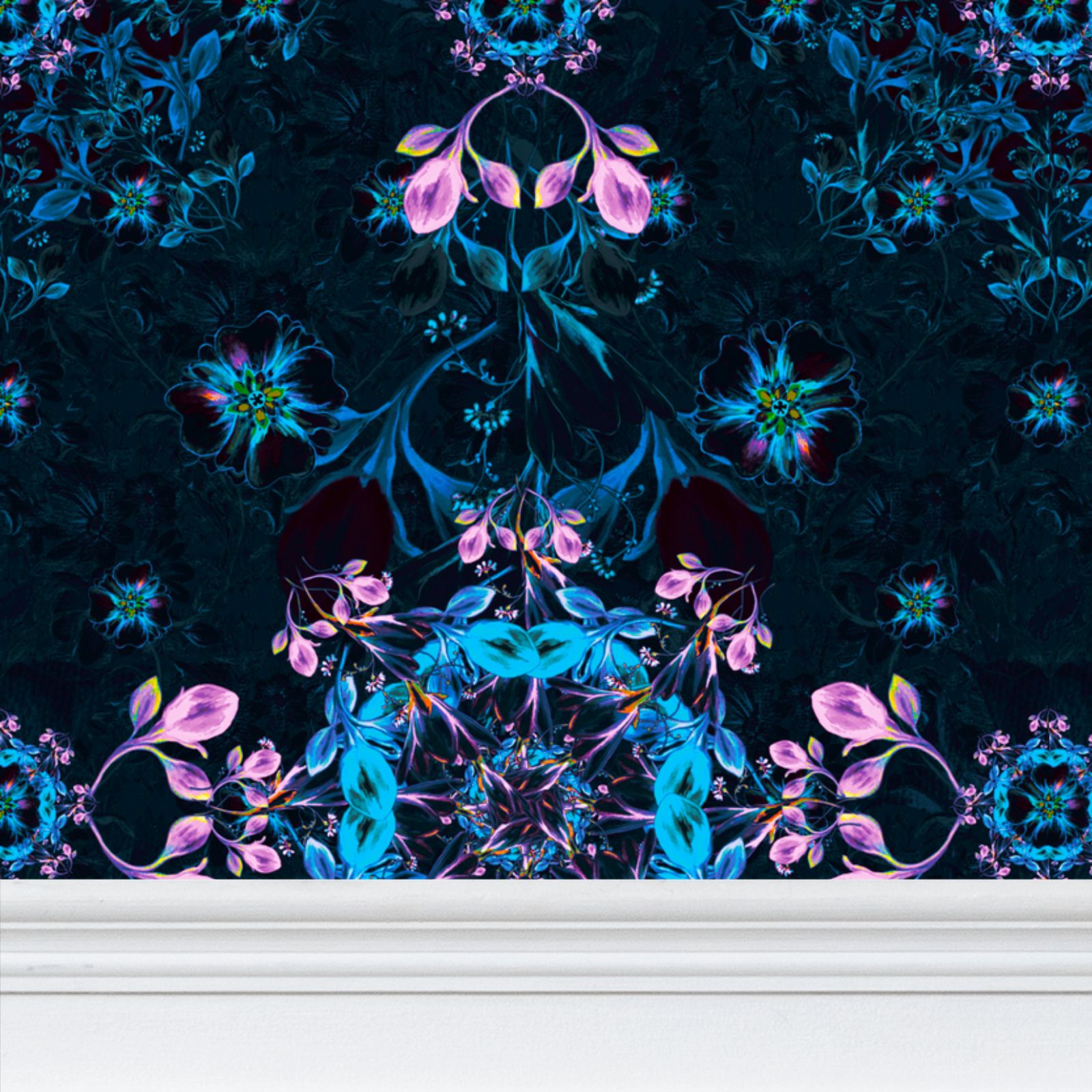 Composition Repeat Pattern Repeat Pattern Wallpaper - Composition and flowers - series 10