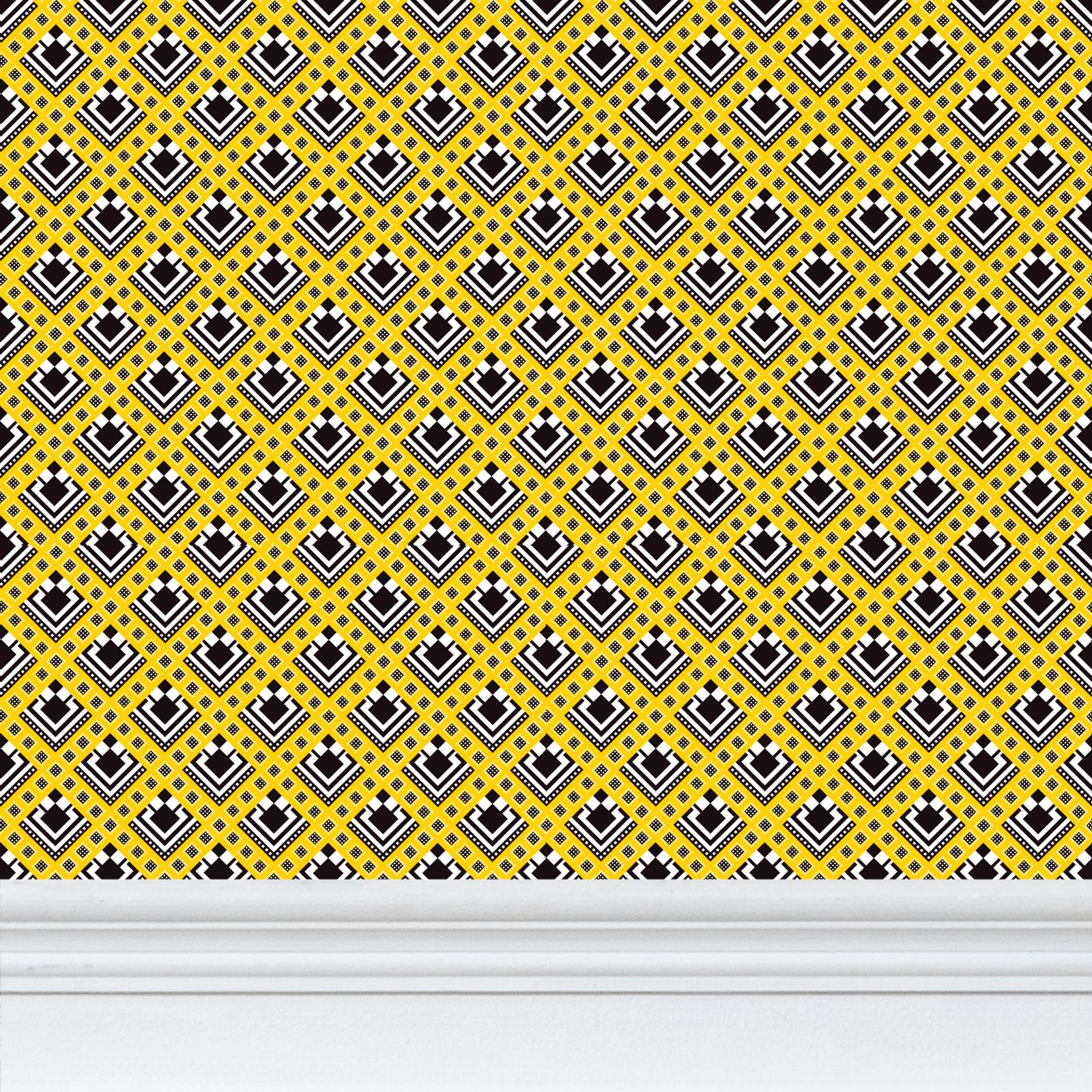 Yellow Retso Wallpaper