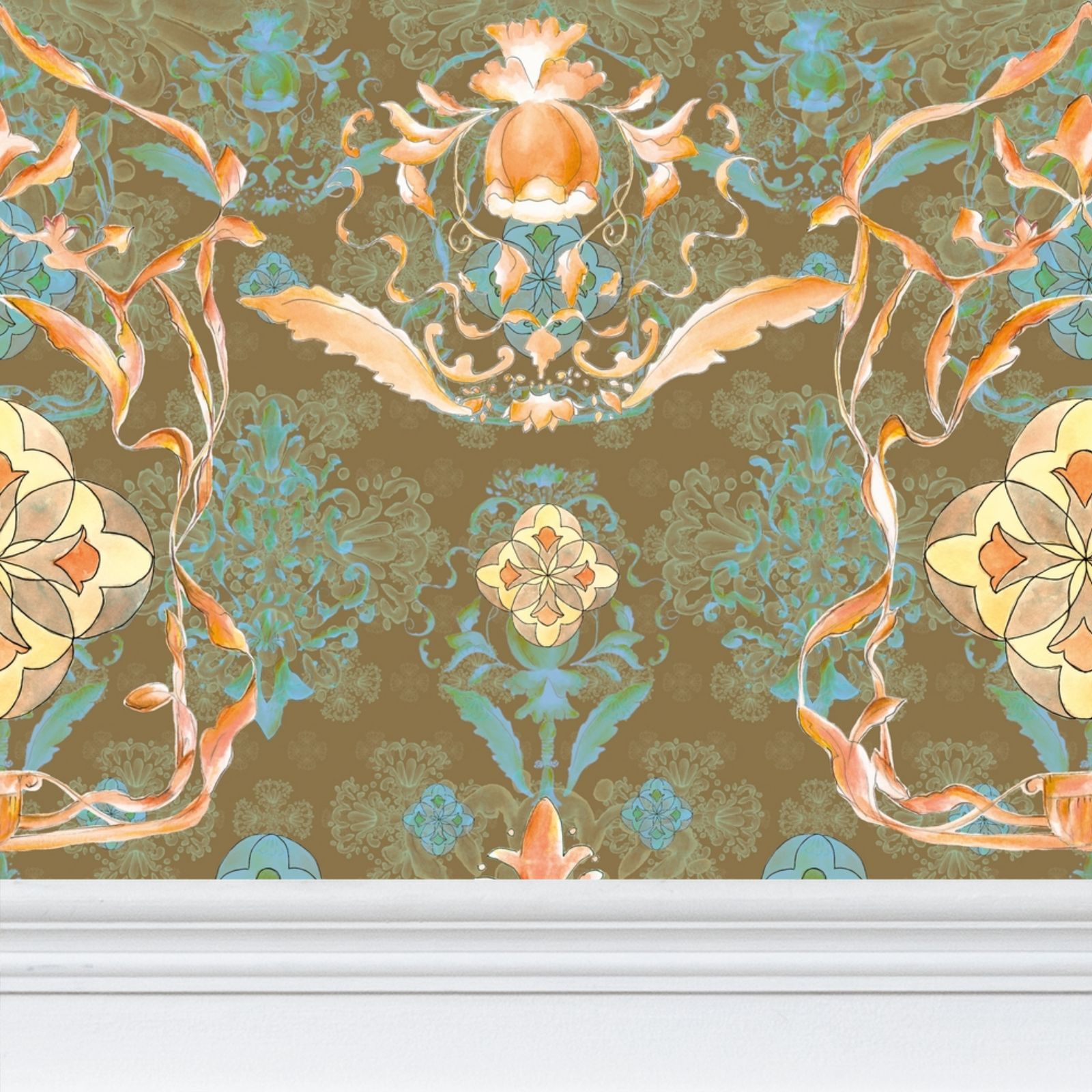 Repeat Pattern Wallpaper - Decorative pattern - series 4