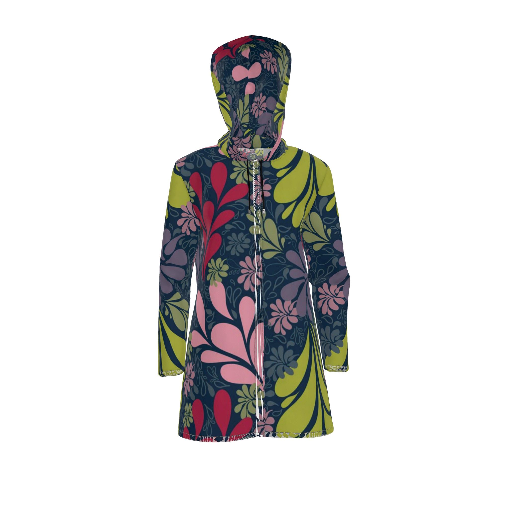 LADIES RAIN MAC WOMENS RAINCOAT KAGOOL FESTIVAL HOODED SHOWER PARKA JACKET BNWT | UK