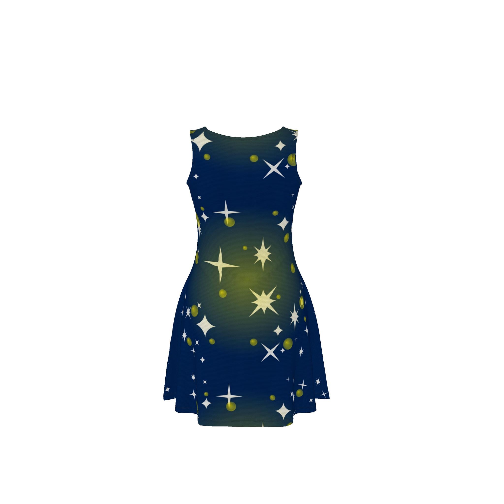 Skater Dress - Emmeline Anne Star Struck - Midnight Blue