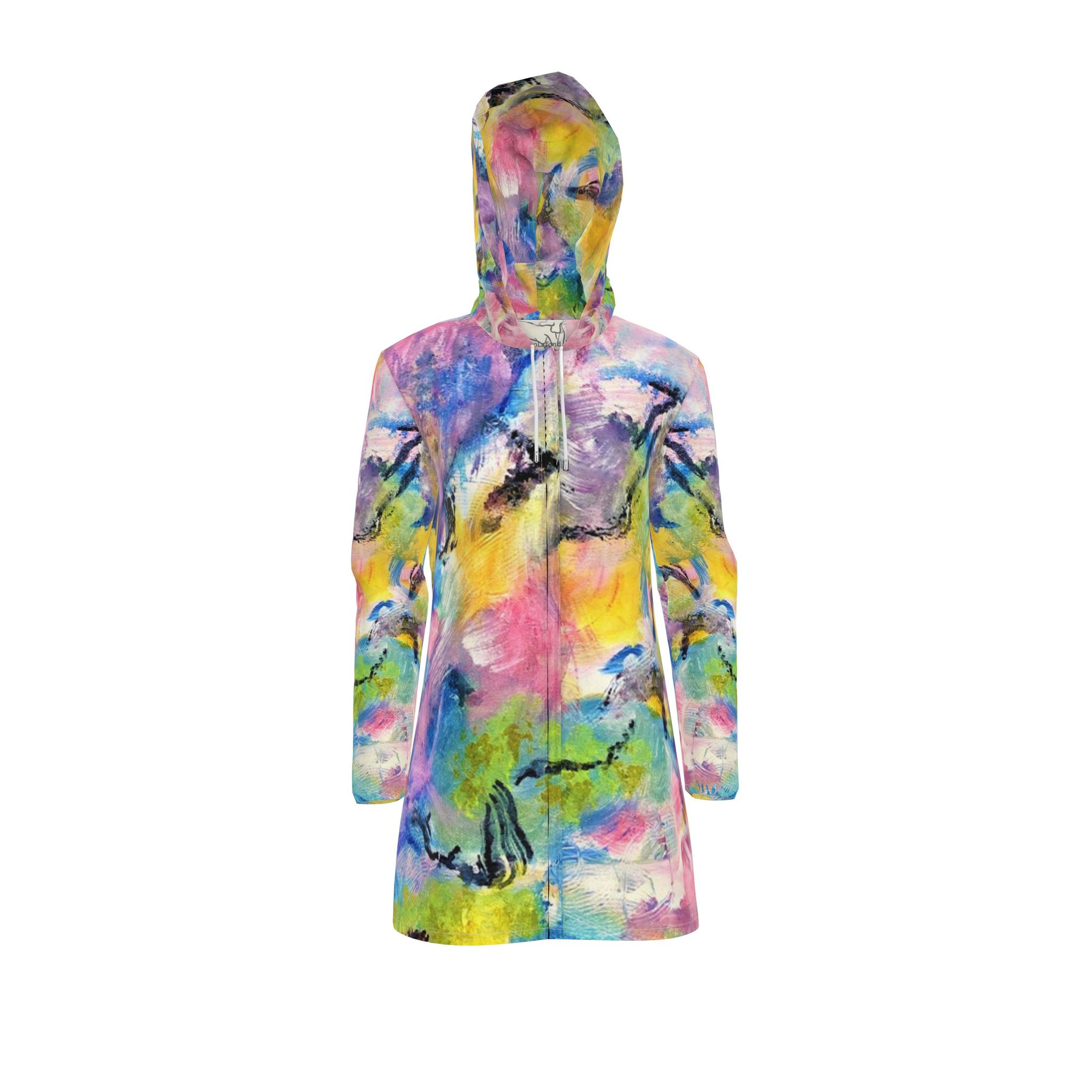 tie dye rain jacket