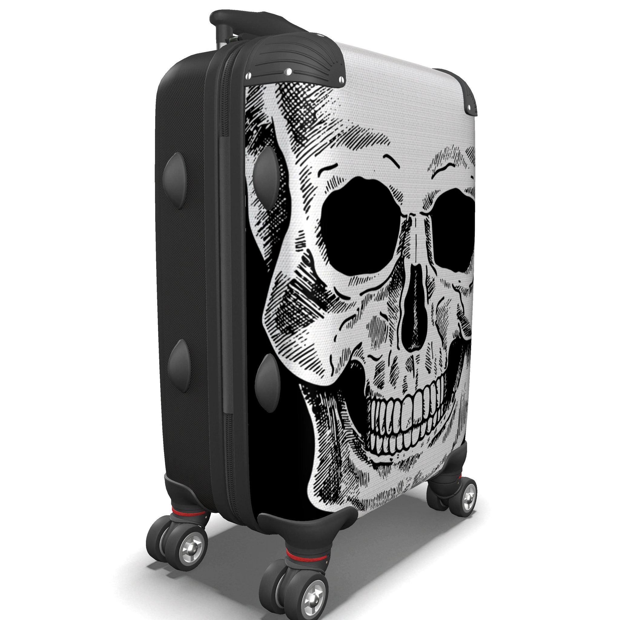 Large Skull Horror Rock and Roll Heavy Metal Gothic Suitcase