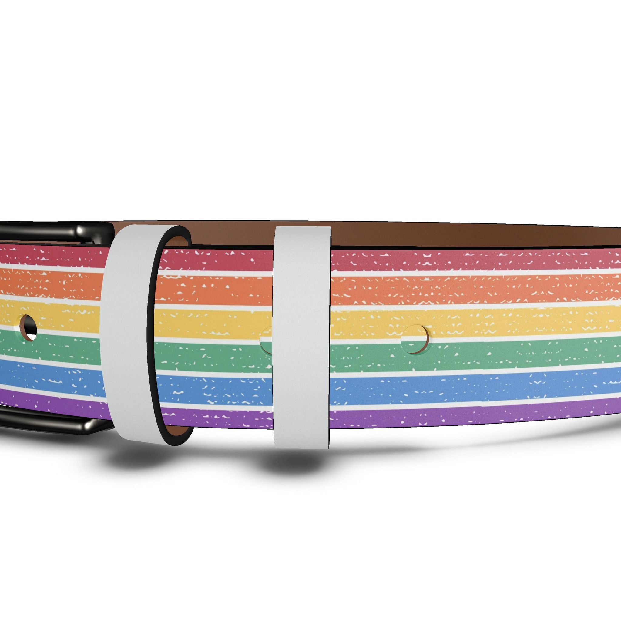Bundled***************Rainbow belt- leather Rainbow Dark Belt | Alacritous main image 3