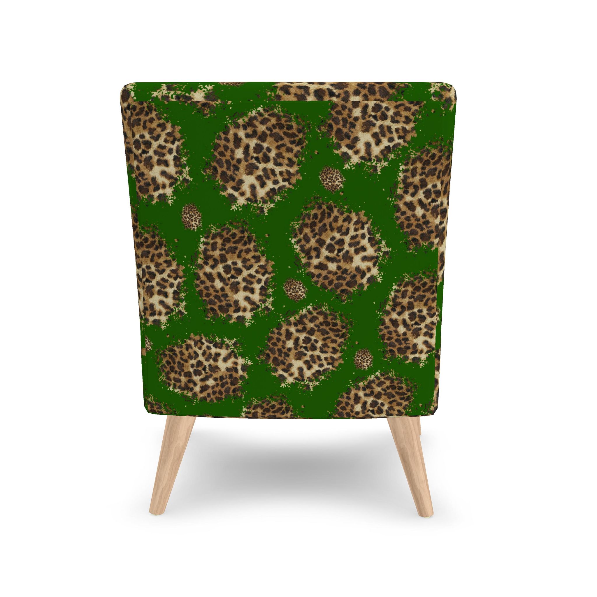 『 Green Leopard fam 』by Zuberi 60*60cm Iconic Leopard - Green Fabrics | Schumacher