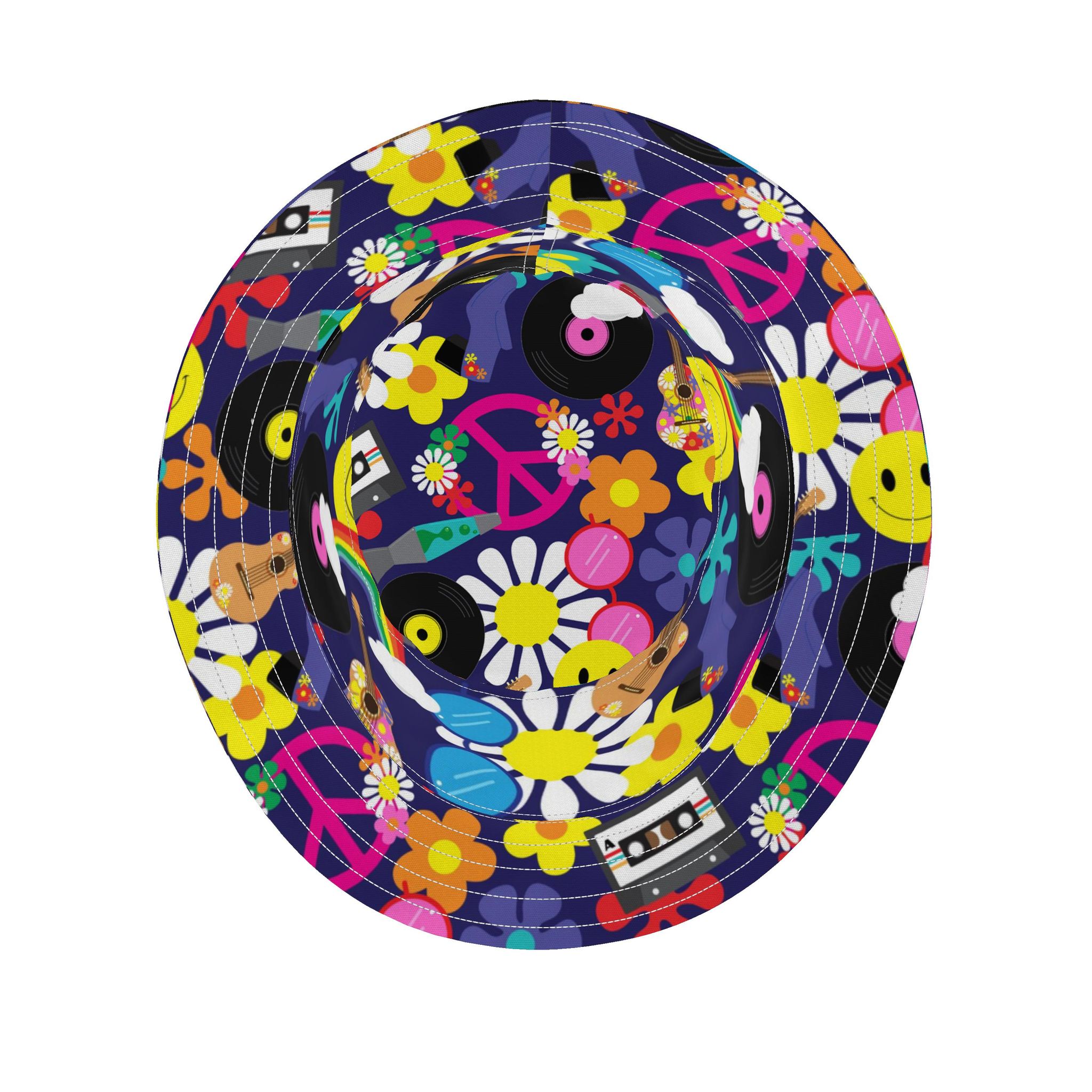 1960s/Early 70s Union‎ Made Op Art/Psychedelic Hat Owsley Stanley LSD: From Grateful Dead Shows to Clinical Trials main image 4