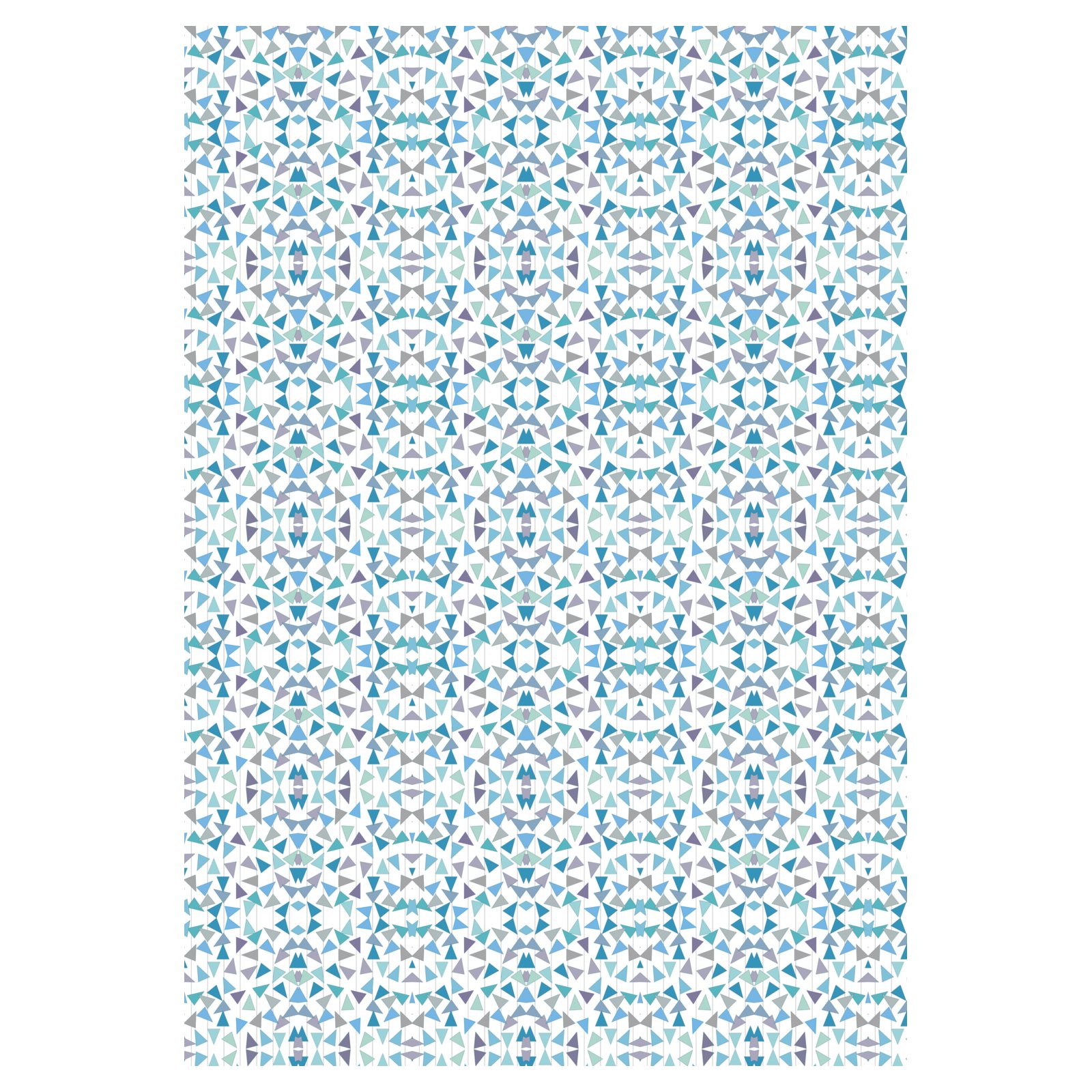 Blues Triangulation Graphic Body Contour Dress by Wandas Wombats Webs Wishes Wonders