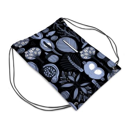 Be Out There 420 Leaf Drawstring Backpack - Cool Sports Bag For Gym, Travel & Outdoor Fun