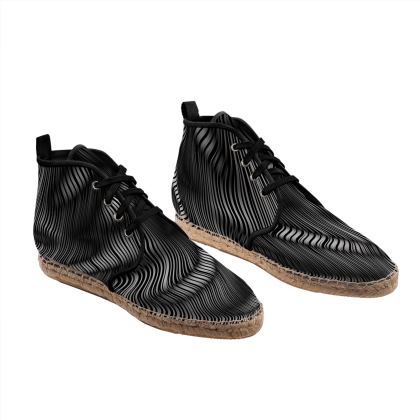 High Top Espadrilles — Wavy Train with Ira Zoot artwork — alternate view 2