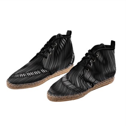 High Top Espadrilles — Wavy Train with Ira Zoot artwork — alternate view 4