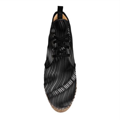 High Top Espadrilles — Wavy Train with Ira Zoot artwork — alternate view 6