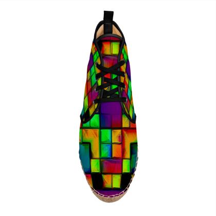 High Top Espadrilles with Ira Zoot artwork — alternate view 6