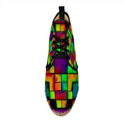 High Top Espadrilles with Ira Zoot artwork — alternate view 7