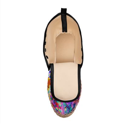 High Top Espadrilles with Ira Zoot artwork — alternate view 8