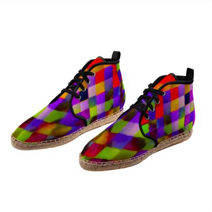 High Top Espadrilles — Rangle Tangle with Ira Zoot artwork — alternate view 4