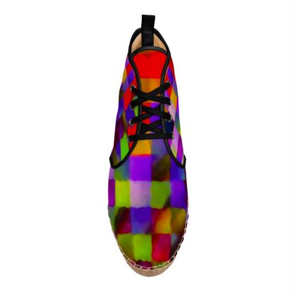 High Top Espadrilles — Rangle Tangle with Ira Zoot artwork — alternate view 6