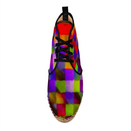 High Top Espadrilles — Rangle Tangle with Ira Zoot artwork — alternate view 7