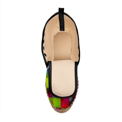 High Top Espadrilles — Rangle Tangle with Ira Zoot artwork — alternate view 8