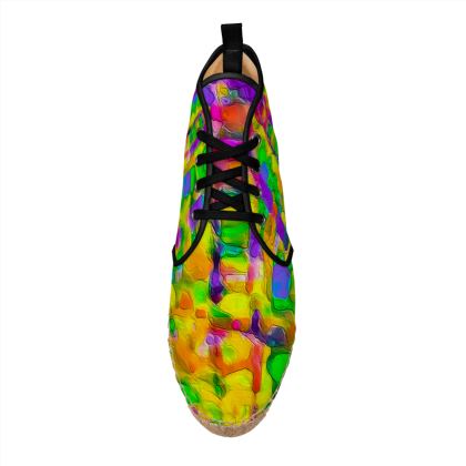 High Top Espadrilles — New Fract with Ira Zoot artwork — alternate view 7