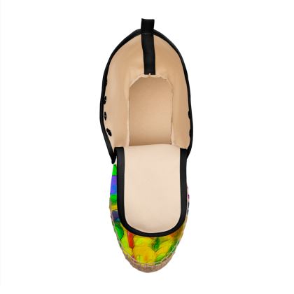 High Top Espadrilles — New Fract with Ira Zoot artwork — alternate view 8