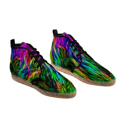 High Top Espadrilles — New Cubestz with Ira Zoot artwork — alternate view 2