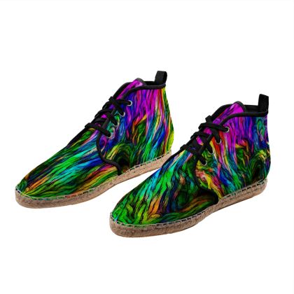 High Top Espadrilles — New Cubestz with Ira Zoot artwork — alternate view 4