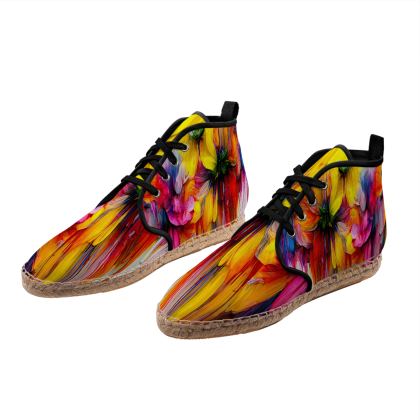 High Top Espadrilles — MJFlowers X 2 with Ira Zoot artwork — alternate view 4