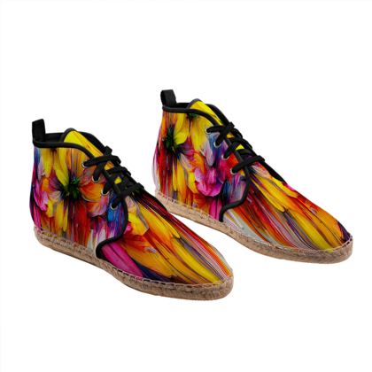 High Top Espadrilles — MJFlowers X 2 by Ira Zoot
