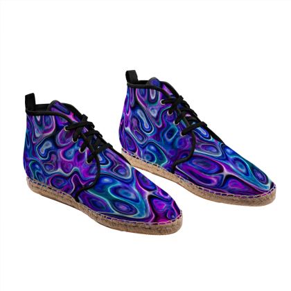High Top Espadrilles — Dadada with Ira Zoot artwork — alternate view 2