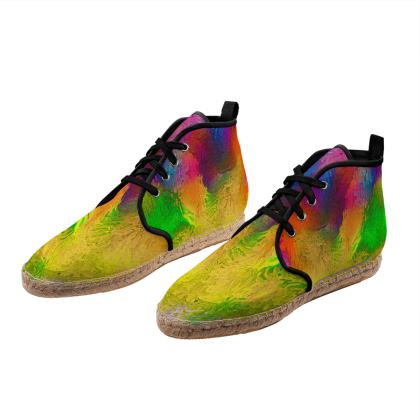 High Top Espadrilles — Clastaz with Ira Zoot artwork — alternate view 3