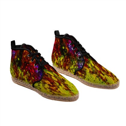 High Top Espadrilles with Ira Zoot artwork — alternate view 2