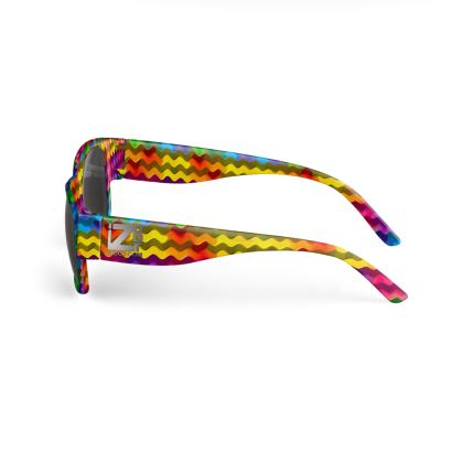 Sunglasses — Slatted Circle with Ira Zoot artwork — alternate view 2