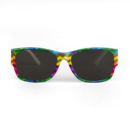 Sunglasses — Slatted Circle with Ira Zoot artwork — alternate view 3