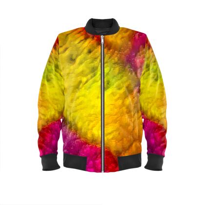 Men's Bomber Jacket with Ira Zoot artwork — alternate view 2