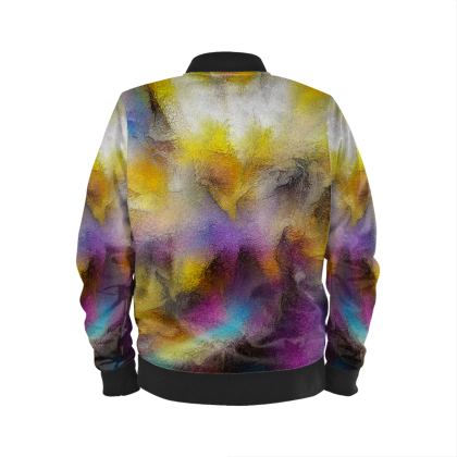 Men's Bomber Jacket — Wat Kush with Ira Zoot artwork — alternate view 3
