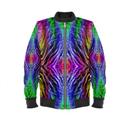 Men's Bomber Jacket — Surfistia with Ira Zoot artwork — alternate view 2