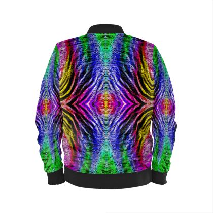 Men's Bomber Jacket — Surfistia with Ira Zoot artwork — alternate view 3