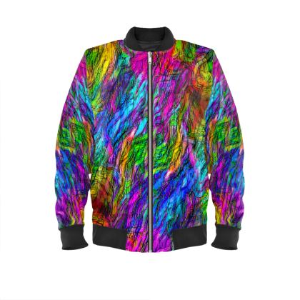 Men's Bomber Jacket — Storlm with Ira Zoot artwork — alternate view 2