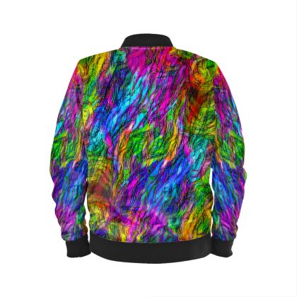 Men's Bomber Jacket — Storlm with Ira Zoot artwork — alternate view 3