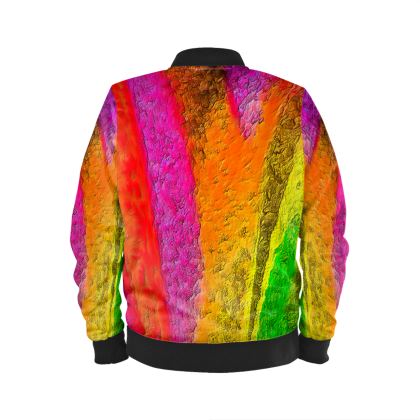 Men's Bomber Jacket — Slanea with Ira Zoot artwork — alternate view 3