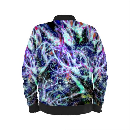 Mens Bomber Jacket with Ira Zoot artwork — alternate view 3