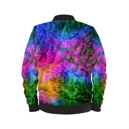 Men's Bomber Jacket — Latham with Ira Zoot artwork — alternate view 3