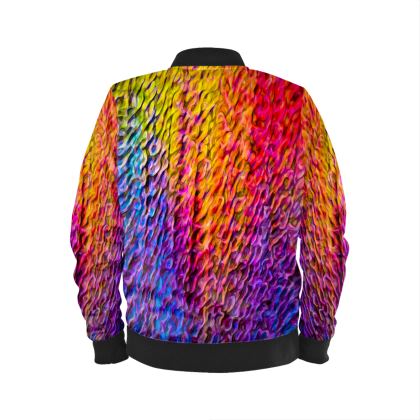 Men's Bomber Jacket — Janger with Ira Zoot artwork — alternate view 3