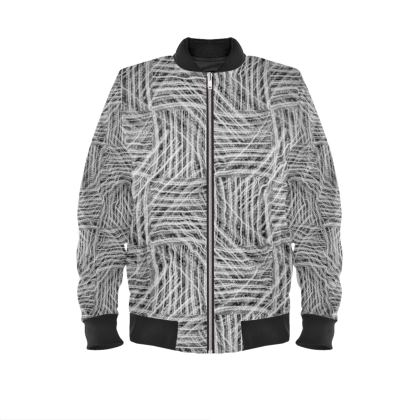 Men's Bomber Jacket with Ira Zoot artwork — alternate view 2