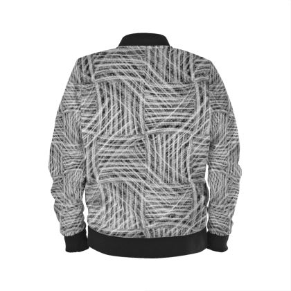 Men's Bomber Jacket with Ira Zoot artwork — alternate view 3