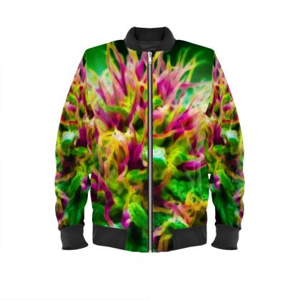 Men's Bomber Jacket — z Gorrillas with Ira Zoot artwork — alternate view 2