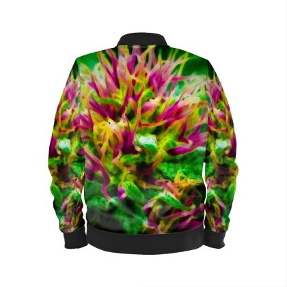 Men's Bomber Jacket — z Gorrillas with Ira Zoot artwork — alternate view 3