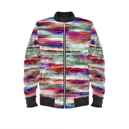 Men's Bomber Jacket — Coftre with Ira Zoot artwork — alternate view 2